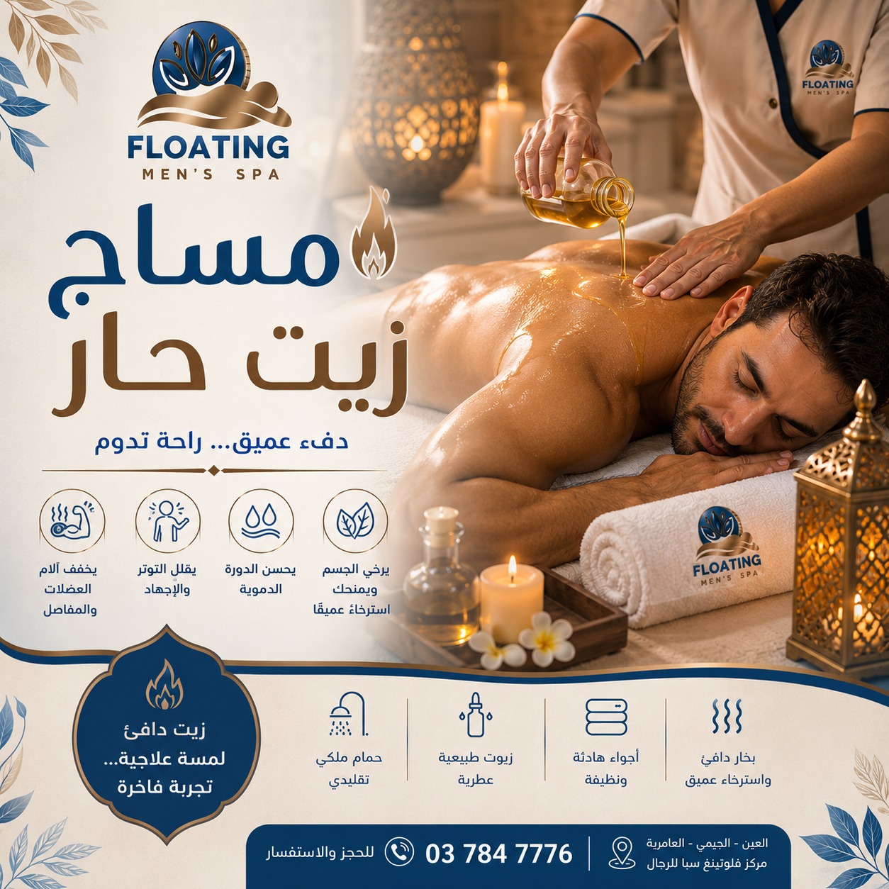 مساج الزيت الحار